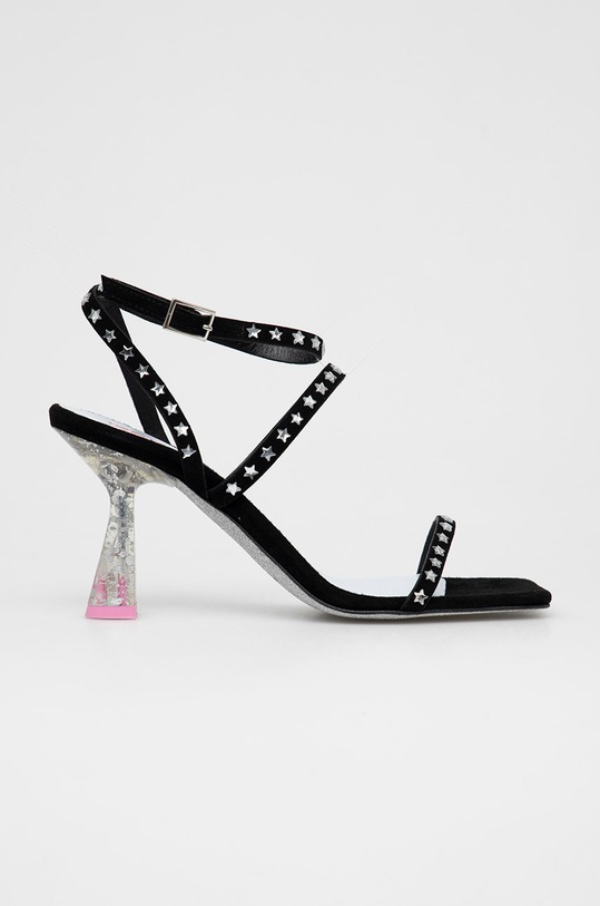 Chiara Ferragni botine din piele intoarsa subțire negru CF2945.001