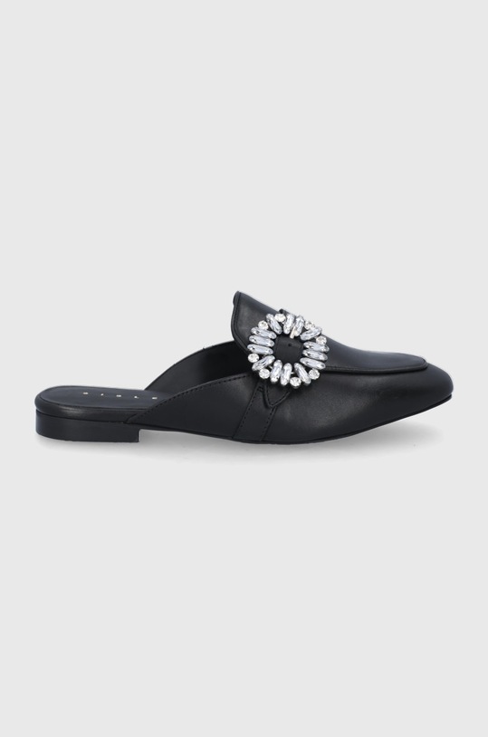 Sisley slapi de piele piele negru 8G9LWD00B.700