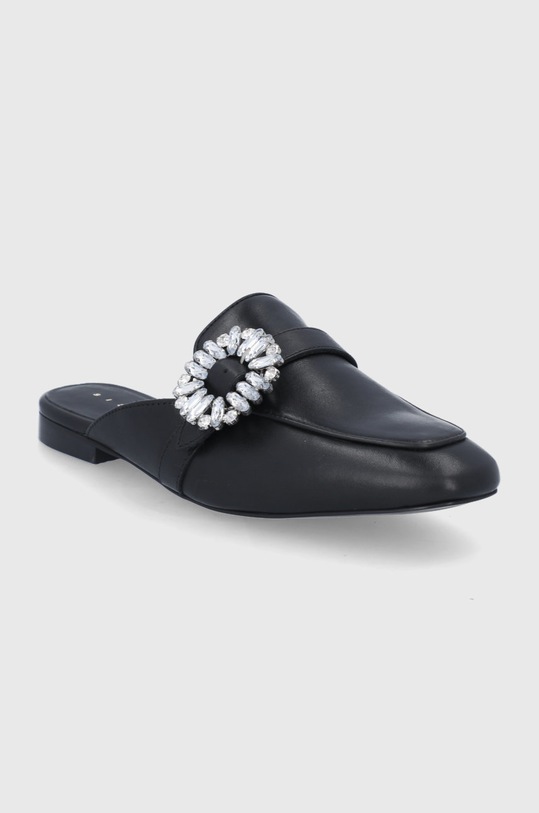 Sisley slapi de piele 8G9LWD00B.700 negru SS22