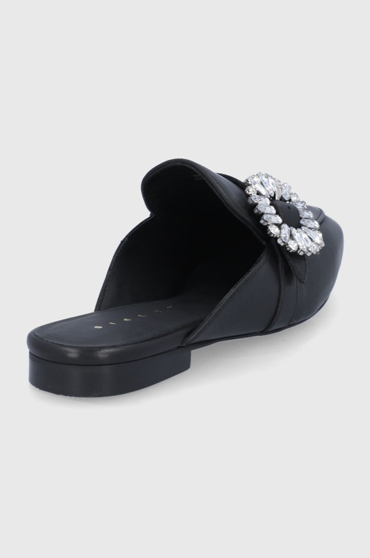 Încălțăminte Sisley slapi de piele 8G9LWD00B.700 negru
