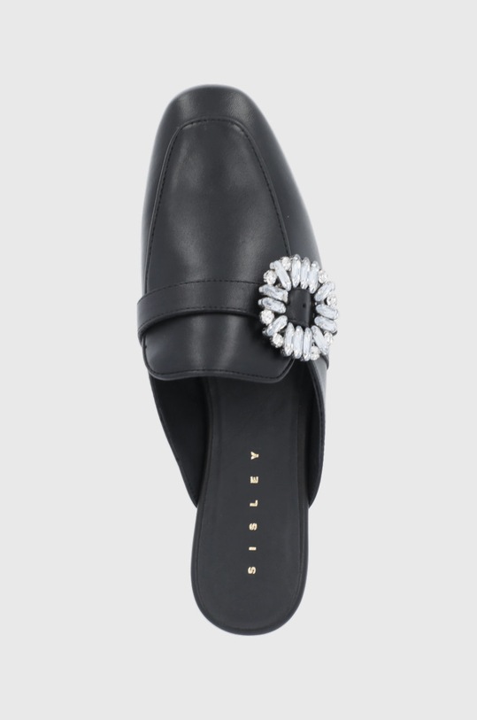 Sisley slapi de piele negru 8G9LWD00B.700