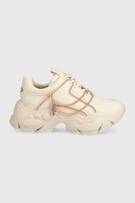Buffalo buty Binary Chain 2.0 imitacja skóry licowej beżowy 1630638.bei