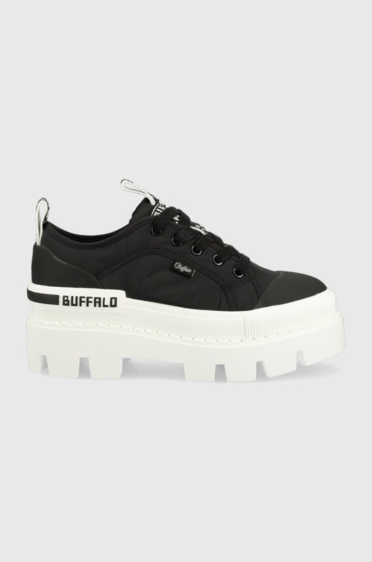 Buffalo tenisówki Raven Lo syntetyczny czarny 1630640.blk