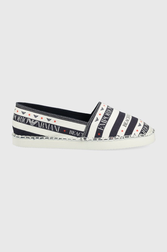 Emporio Armani Underwear espadrile textil bleumarin XVSS02.XN120.Q733