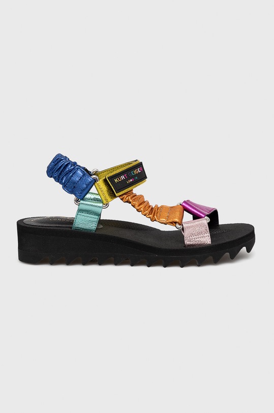 Kurt Geiger London sandali in pelle Orion pelle fiore multicolore 2899869109.MLC