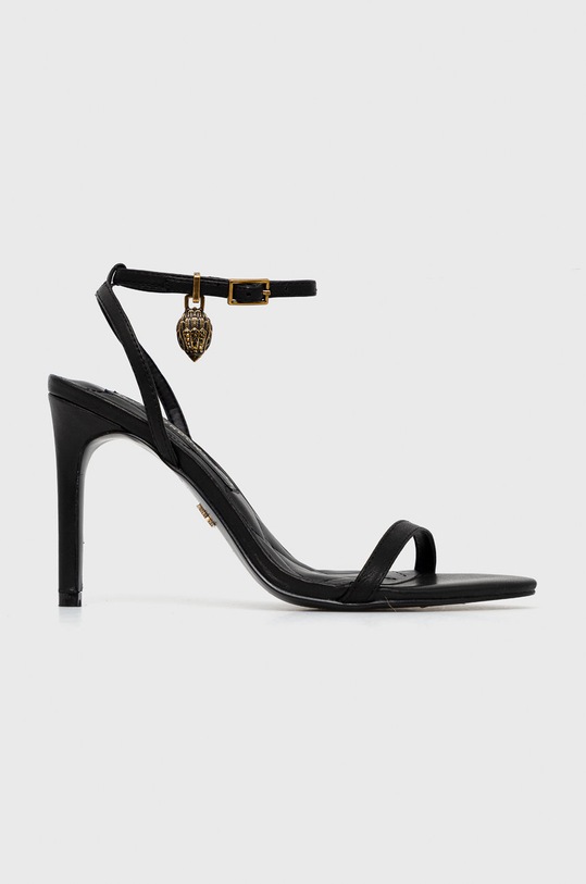 Kožené sandály Kurt Geiger London Shoreditch přírodní kůže černá 8881300109.BLK