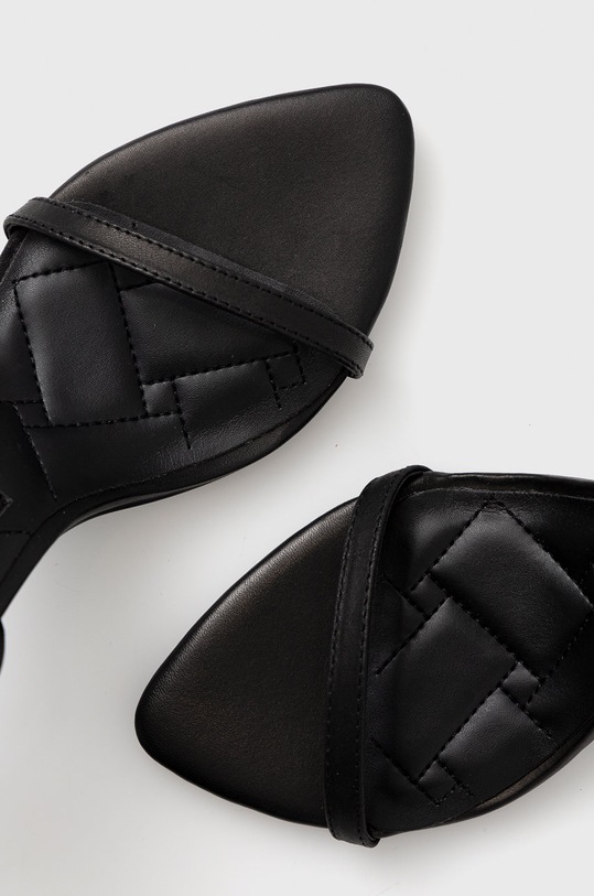 Kožené sandály Kurt Geiger London Shoreditch černá 8881300109.BLK