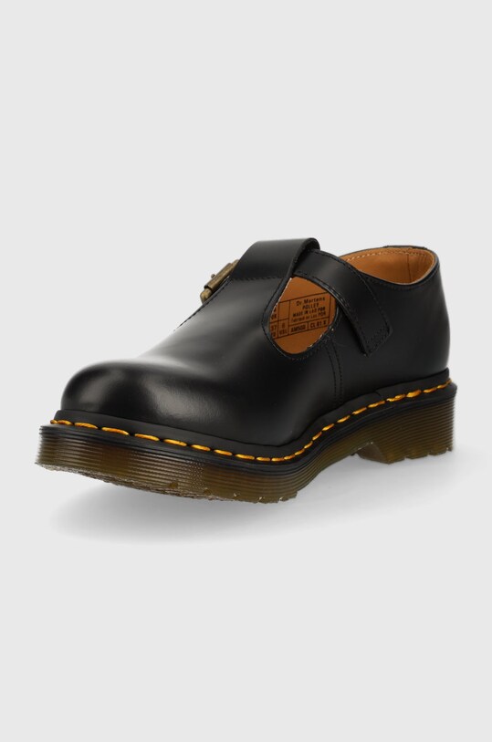 Obuwie Dr. Martens półbuty skórzane Polley DM14852001 czarny