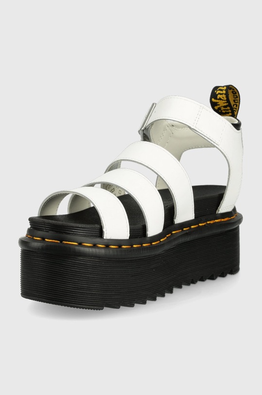 Obuwie Dr. Martens sandały skórzane Blaire Quad DM27296100 biały