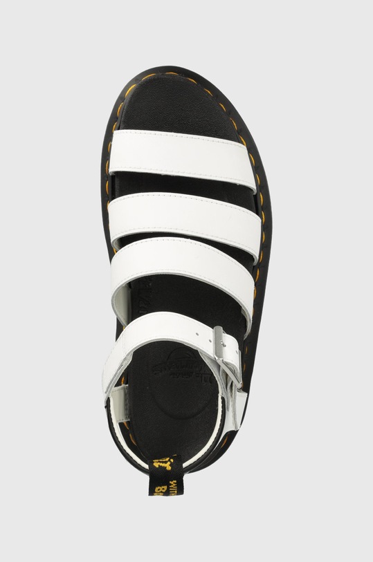 Dr. Martens sandały skórzane Blaire Quad biały DM27296100