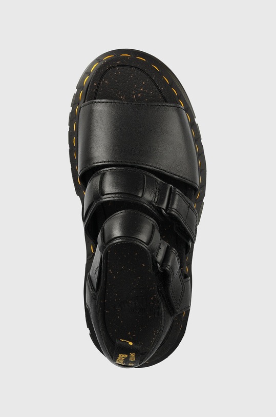 Usnjeni sandali Dr. Martens črna DM27405001.Ricki3strap