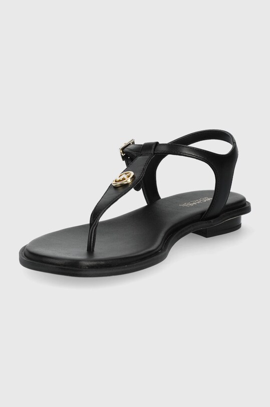 Obutev Usnjeni sandali MICHAEL Michael Kors Mallory Thong 40S1MAFA2L.001 črna