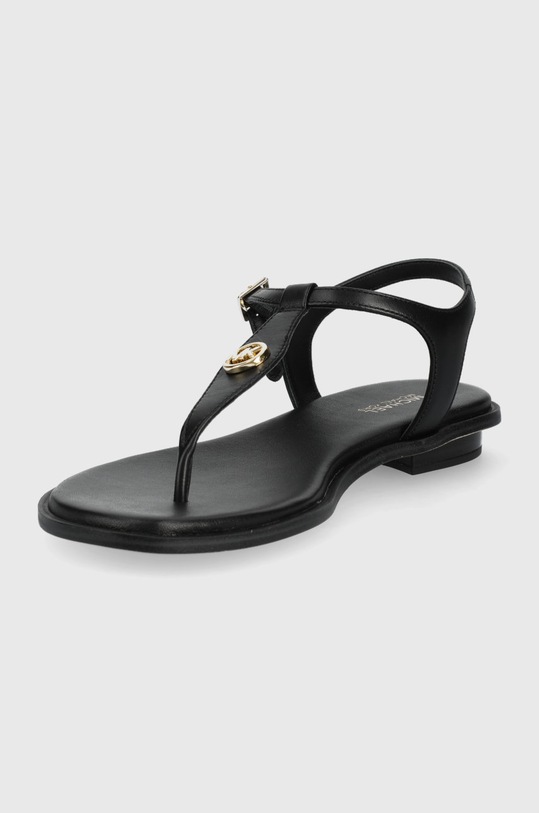 Încălțăminte MICHAEL Michael Kors sandale de piele Mallory Thong 40S1MAFA2L.001 negru
