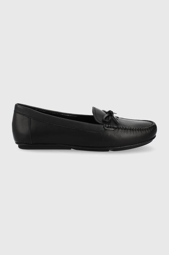 Δερμάτινα μοκασίνια MICHAEL Michael Kors Juliette Moc φλατ μαύρο 40S2JTFR1L.001