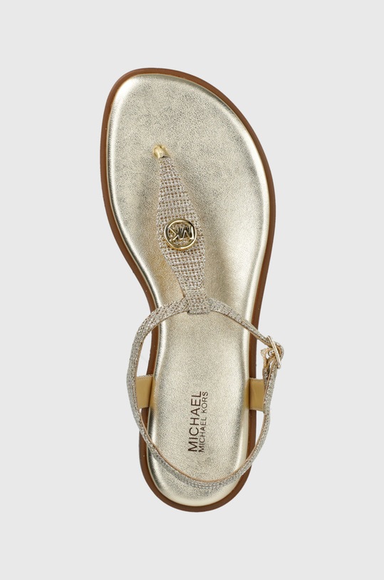 MICHAEL Michael Kors sandały Mallory Thong złoty 40S2MAFA1D.740