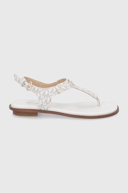 MICHAEL Michael Kors sandale Mk Plate Thong imitatie de piele bej 40R5MKFA1B.150
