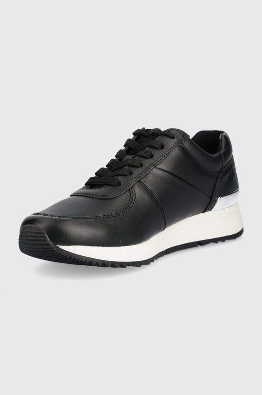 Obuwie MICHAEL Michael Kors sneakersy skórzane Allie 43R5ALFP3L.001 43R5ALFP3L.001 czarny
