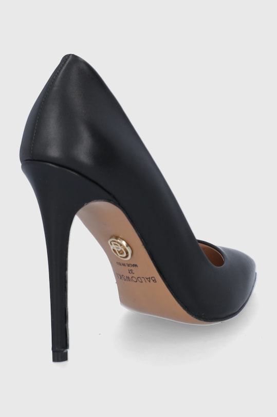 Obuwie Baldowski szpilki skórzane D03102.E160.023 czarny