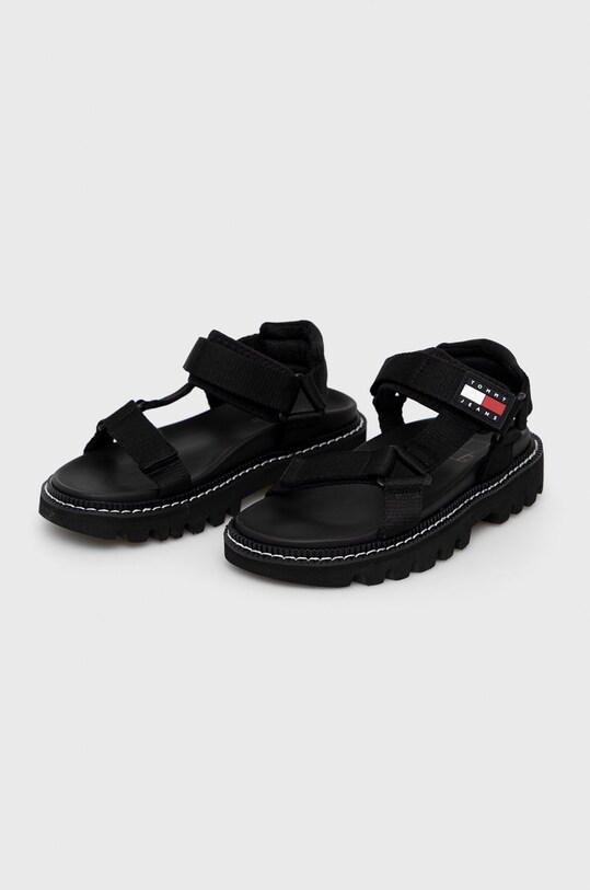 Tommy Jeans sandale EN0EN01836.BDS.CHUNKY. negru SS22