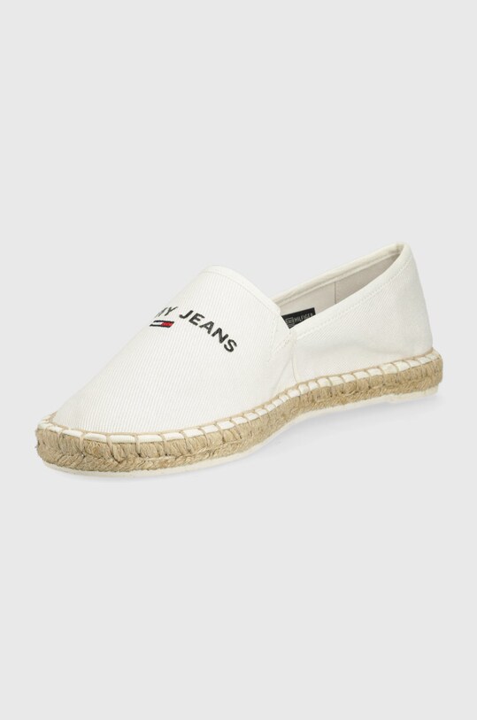 Παπούτσια Εσπαντρίγιες Tommy Jeans EN0EN01815.YBR.ESPADRI λευκό