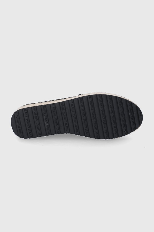 Espadrilky Tommy Jeans EN0EN01832.BDS.FLATFOR čierna