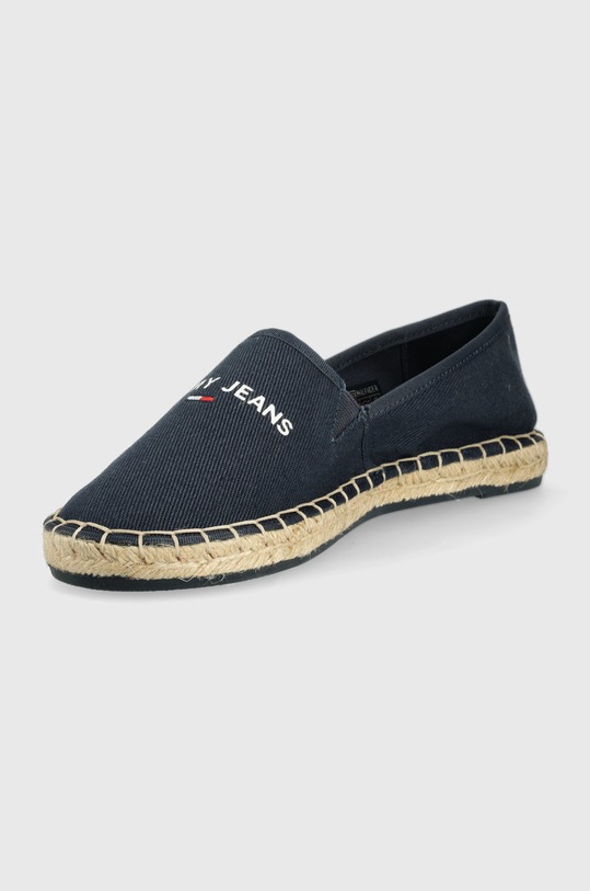 Obuwie Tommy Jeans espadryle EN0EN01815.C87.ESPADRI EN0EN01815.C87.ESPADRI granatowy