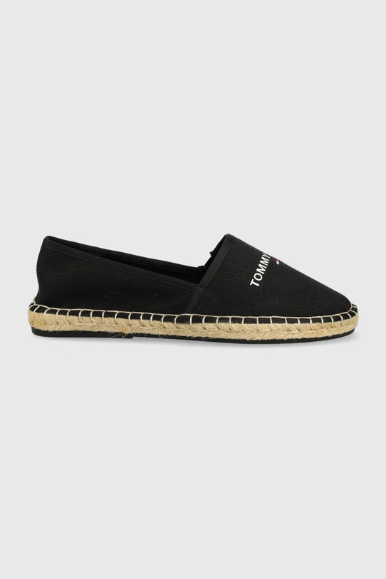 Tommy Jeans espadryle EN0EN01815.BDS.ESPADRI tekstylny czarny EN0EN01815.BDS.ESPADRI