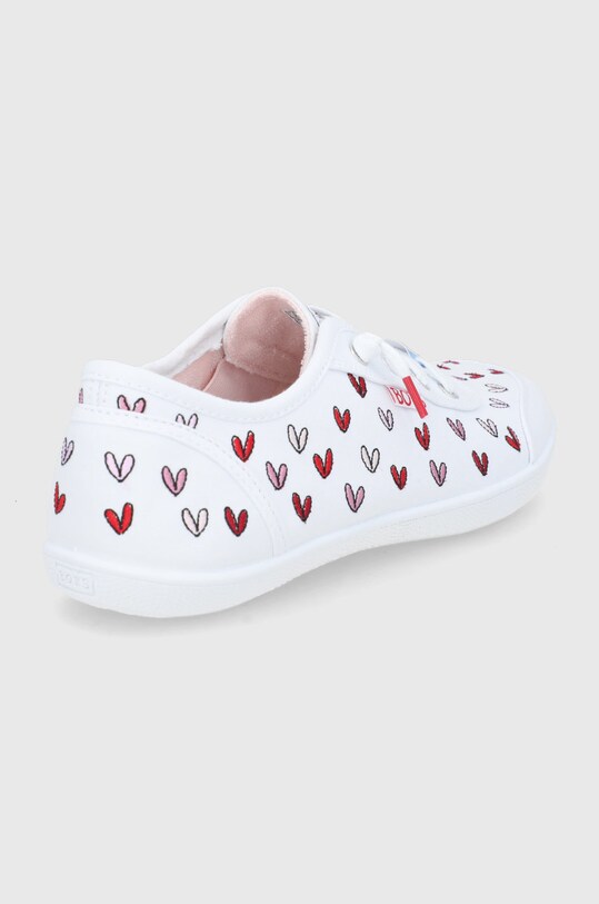 Παπούτσια Skechers - Πάνινα παπούτσια x JGoldcrown 113951.PPYY λευκό