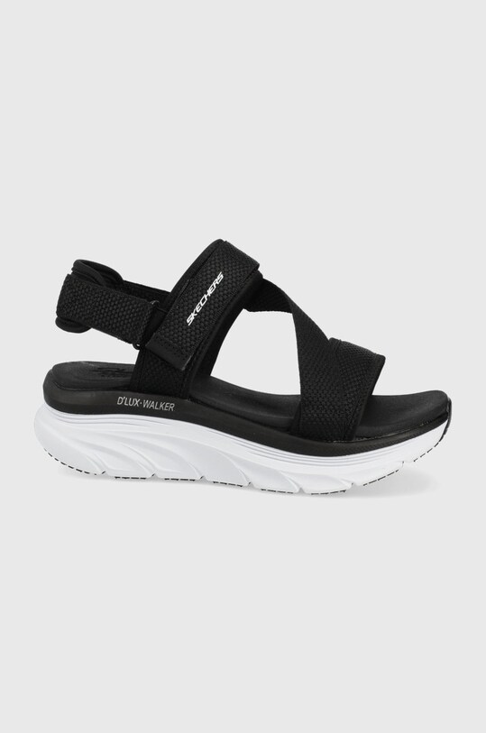Skechers sandali platform nero 119302.PPYY