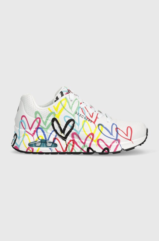 Skechers sneakersy SKECHERS X JGOLDCROWN imitacja skóry licowej biały 155507.PPYY