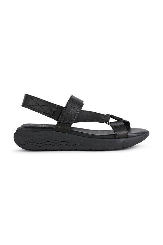 Geox sandale Spherica Ec5w imitatie de piele negru D25ADA.00043.D.SPHERIC