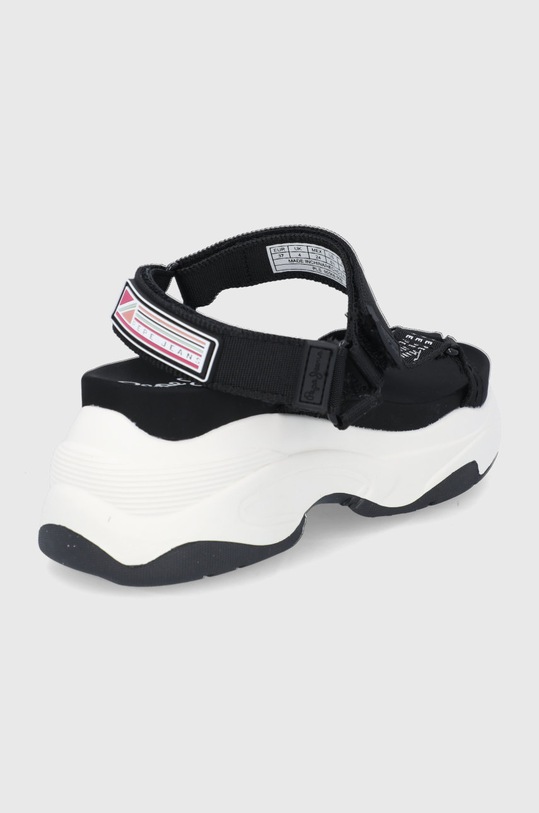 Obuwie Pepe Jeans sandały Grub Logo PLS90566.999 czarny