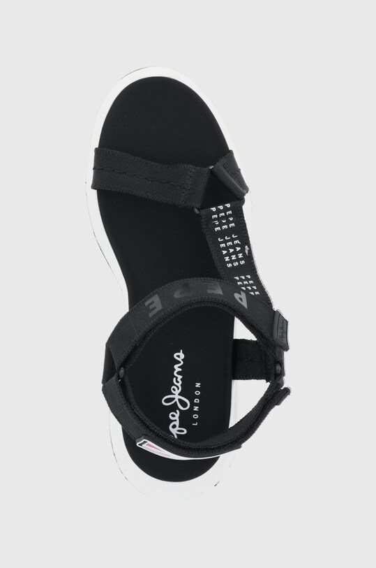 Pepe Jeans sandale Grub Logo negru PLS90566.999