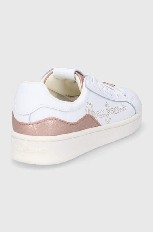 Obuwie Pepe Jeans buty skórzane Milton Mix PLS31307.320 biały