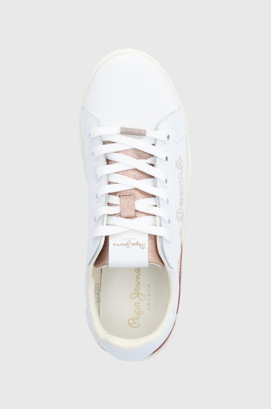 Pepe Jeans buty skórzane Milton Mix biały PLS31307.320
