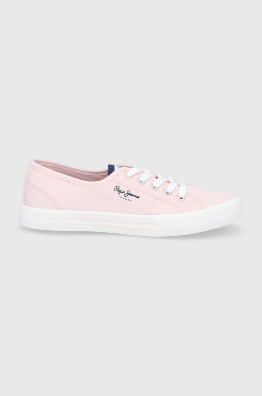 Pepe Jeans tenisówki brady w basic Planet friendly różowy PLS31287.303