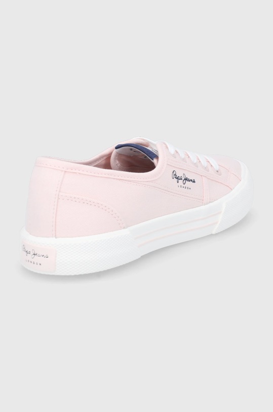 Obuwie Pepe Jeans tenisówki brady w basic PLS31287.303 różowy