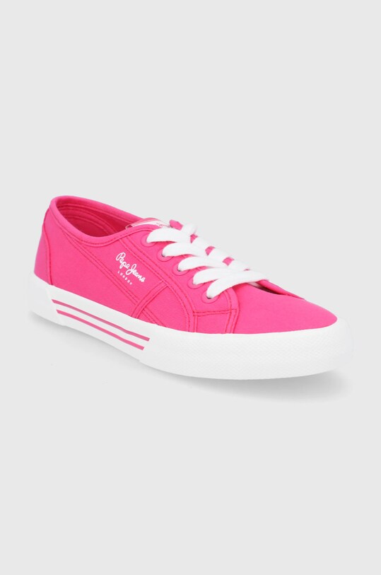 Pepe Jeans tenisówki brady w basic PLS31287.356 różowy SS22