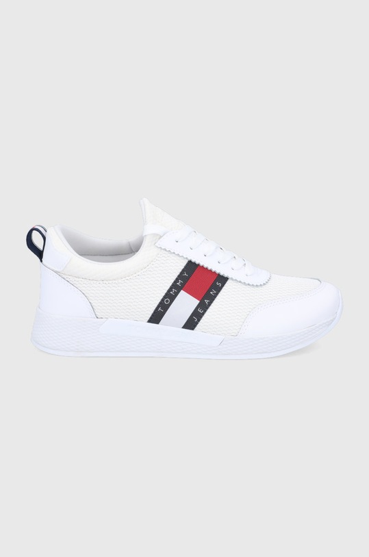 Boty Tommy Jeans textilní bílá EN0EN01789.YBR.FLEXI.R