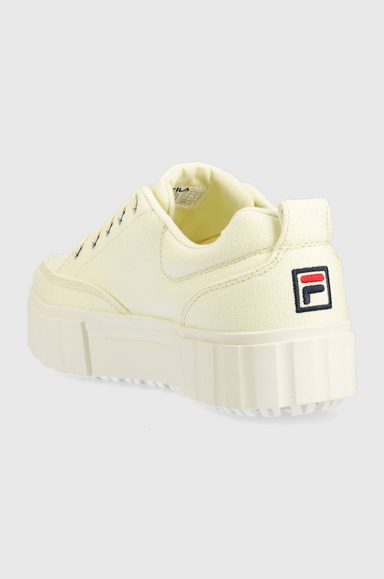 Obuwie Fila tenisówki Sandblast FFW0062 żółty
