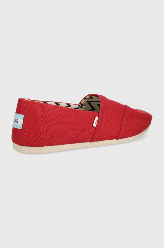 Espadrilky Toms Alpargata 10017743 červená SS25