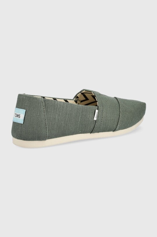 Espadrilky Toms Alpargata 10017719 zelená SS25