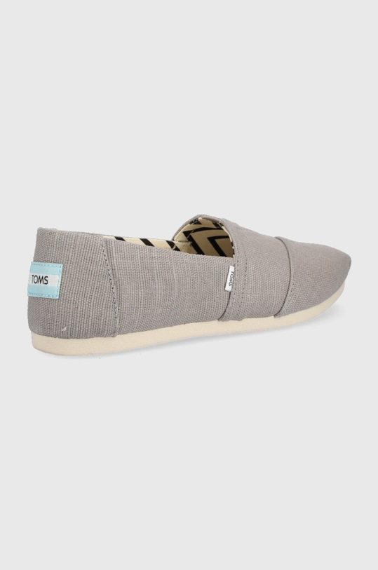 Toms espadryle Alpargata 10017741 szary SS25