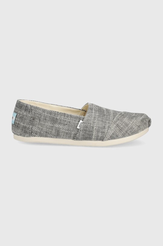 Toms espadryle Alpargata tekstylny czarny 10017713
