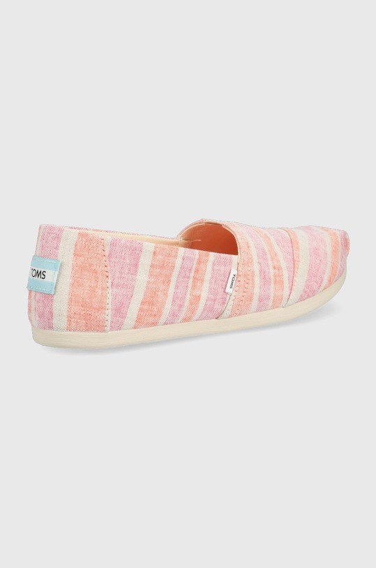Toms espadryle Alpargata 10017819 różowy SS22