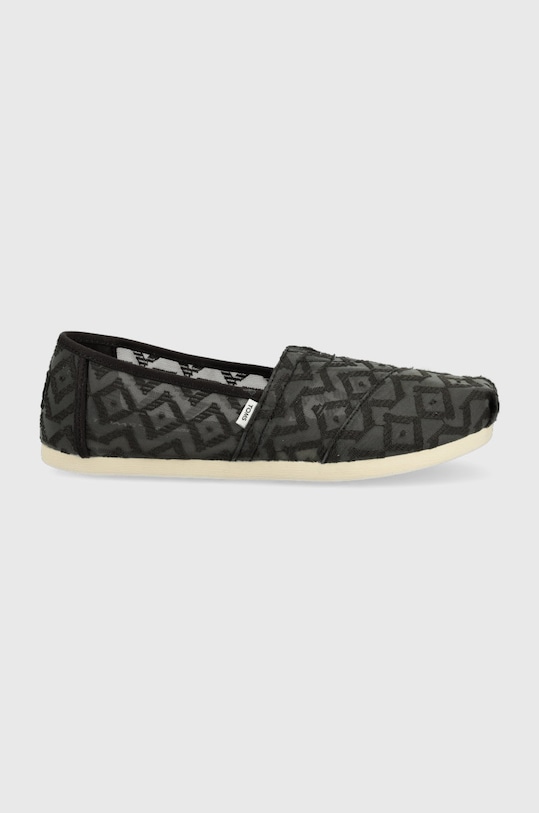 Toms espadrile Alpargata textil negru 10017805