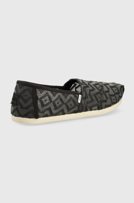 Toms espadrile Alpargata 10017805 negru SS22