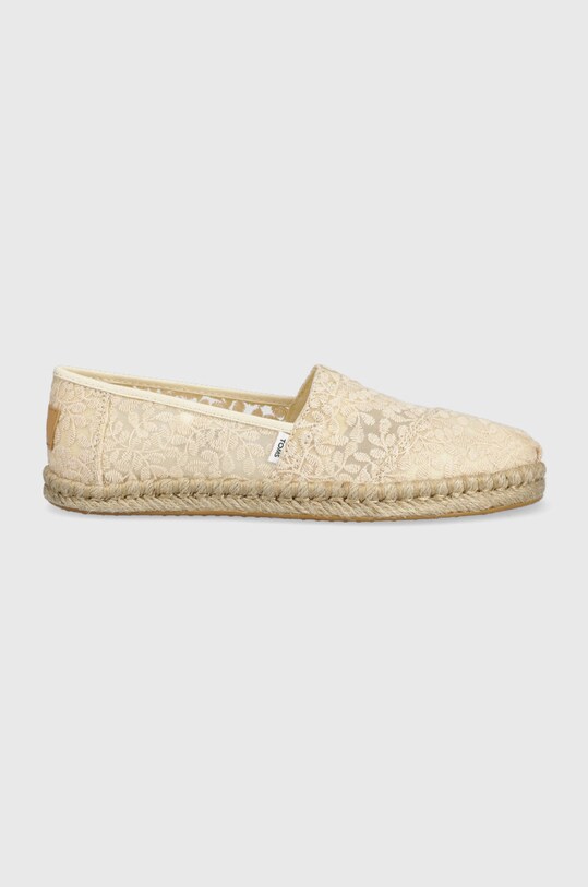 Toms espadrile Alpargata Rope textil bej 10017827