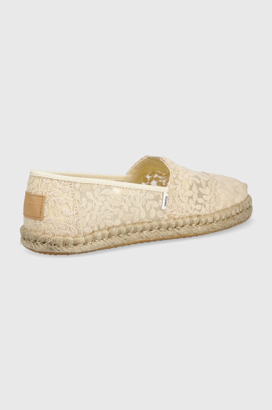 Toms espadryle Alpargata Rope 10017827 beżowy SS22