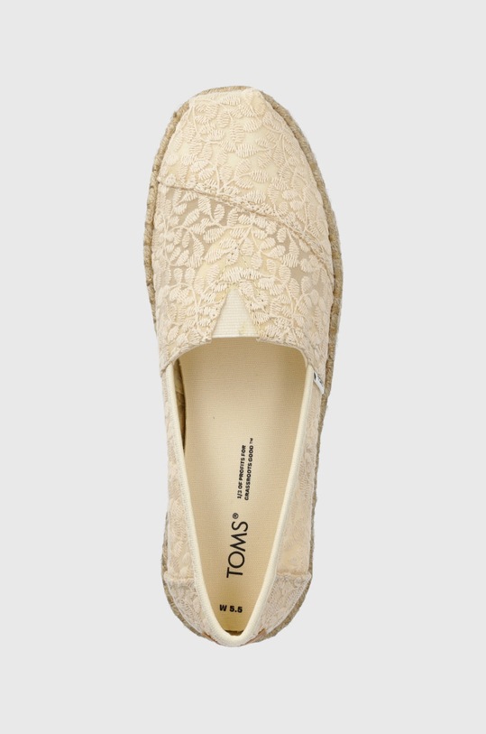 Toms espadryle Alpargata Rope beżowy 10017827